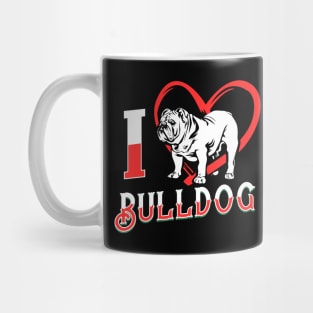 I love Bulldog Mug